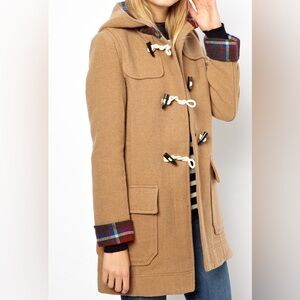 Thread & Supply Camel Hooded Trench Coat
